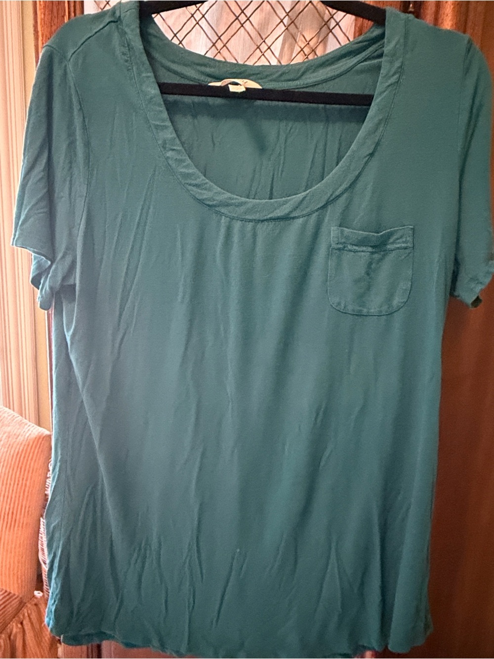 Soma Teal Scoop Neck Sleep Shirt SIZE MEDIUM